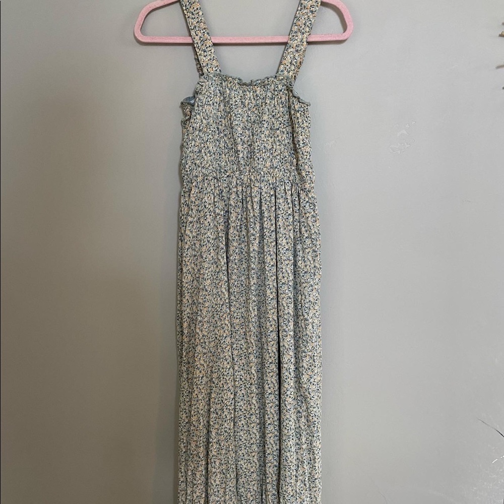 Floor length floral dress